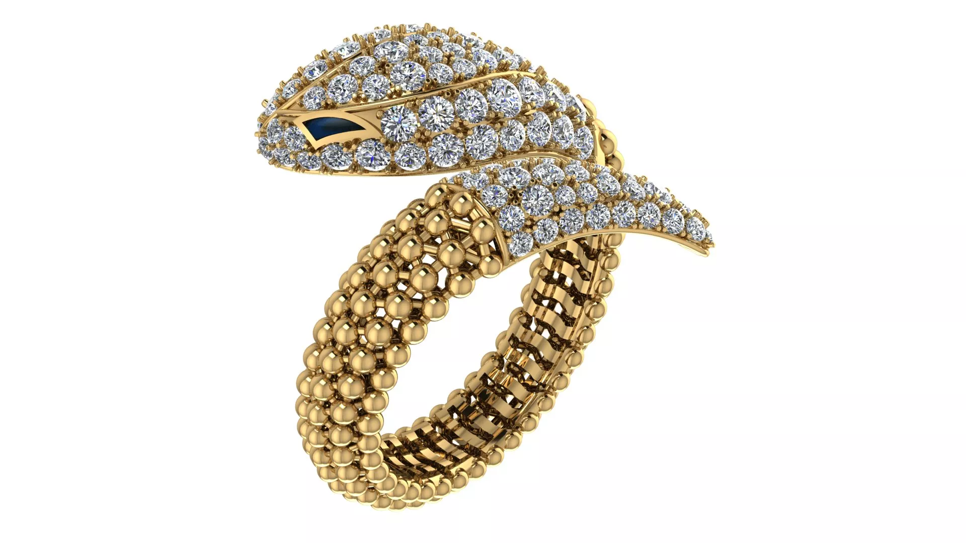Snake Ring New fashion 4size 3D print model