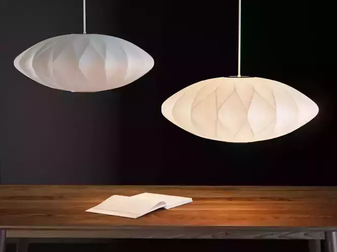 Nelson Bubble Lamp - Criss Cross 3D model Nelson Bubble Lamp - Criss Cross 3D model