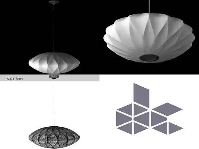 Nelson Bubble Lamp - Criss Cross