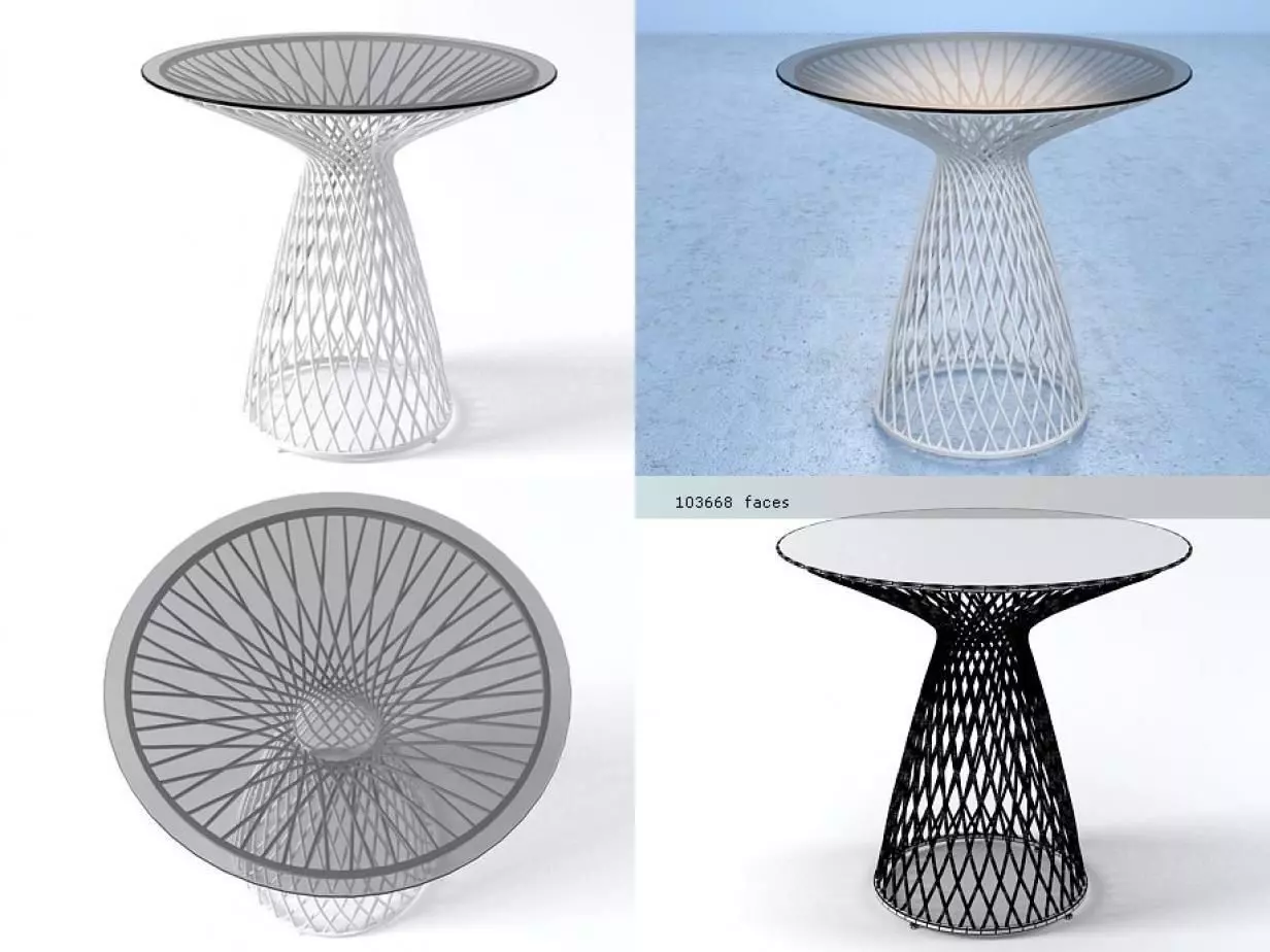 Heaven Dining Table 493 3D model_0