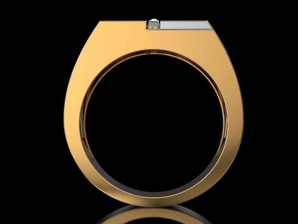 Man ring 3D print model_4