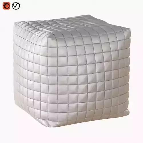 Pouf Cube Fat boy 3D model