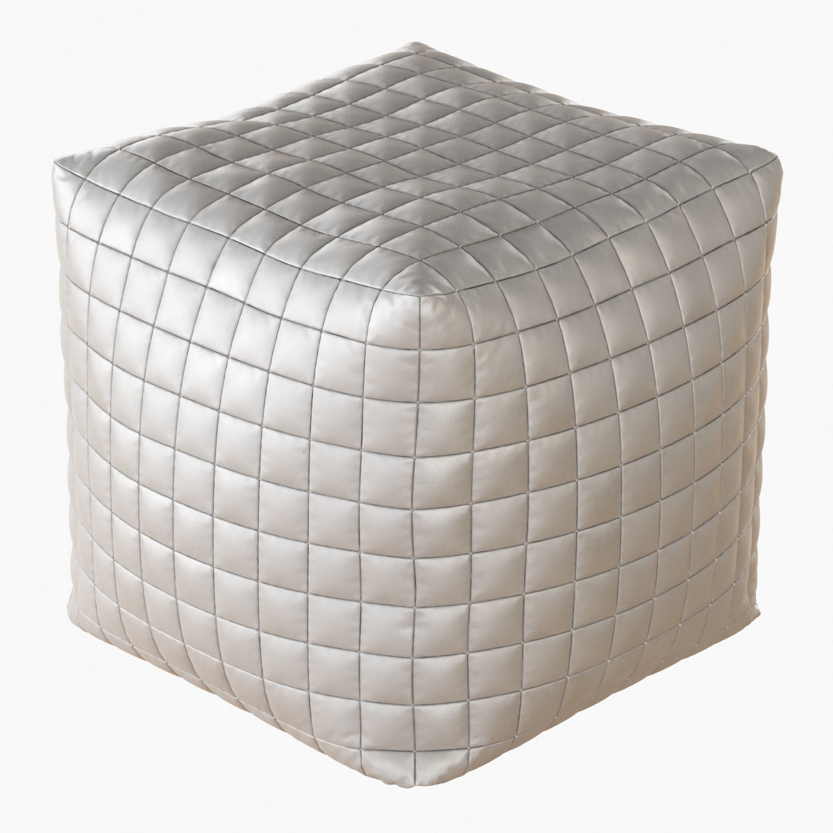 Pouf Cube Fat boy 3D model_1