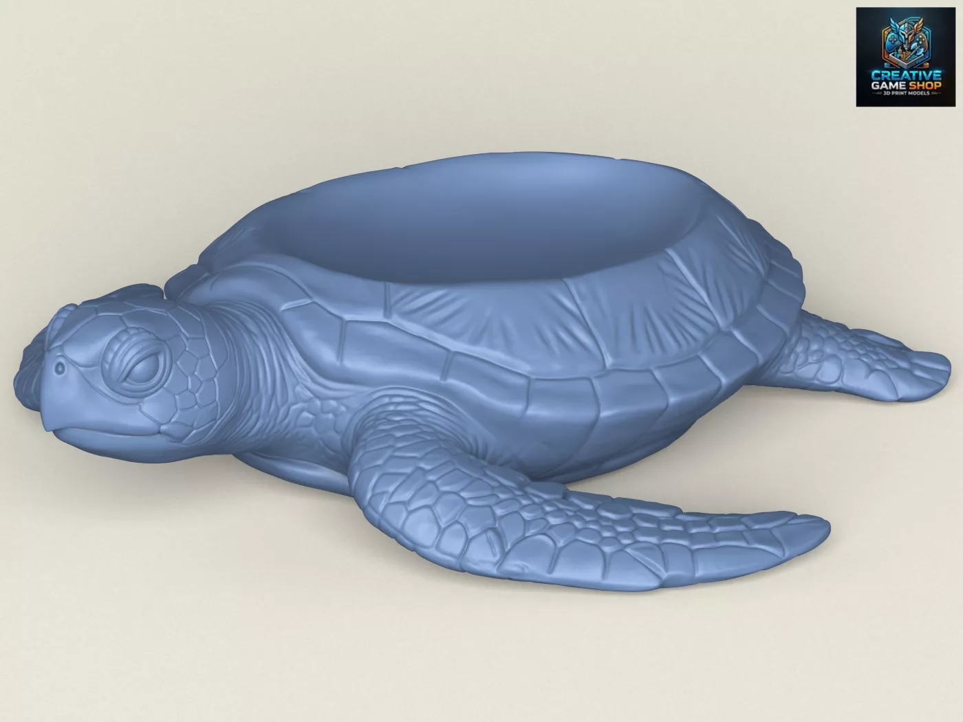 Stylish Tortoise Object Holder 3D print model