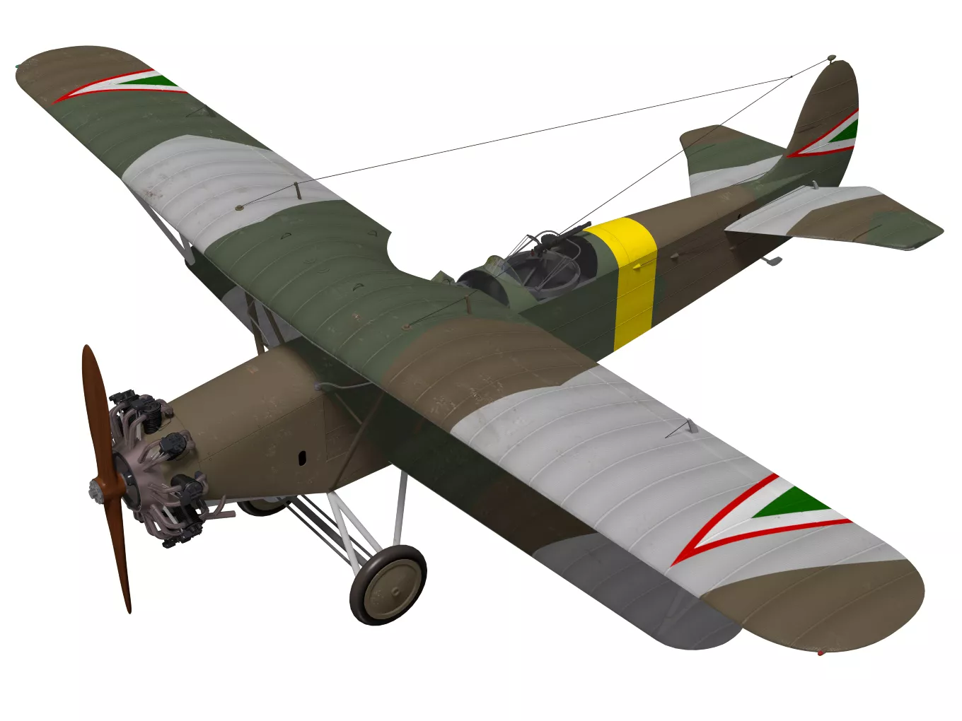 Fokker CV 3D model