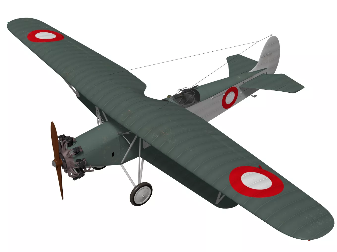 Fokker CV 3D model