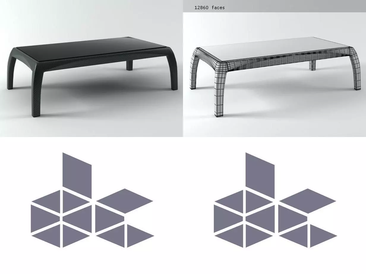 Phoenix Large Coffee Table 3D model_0