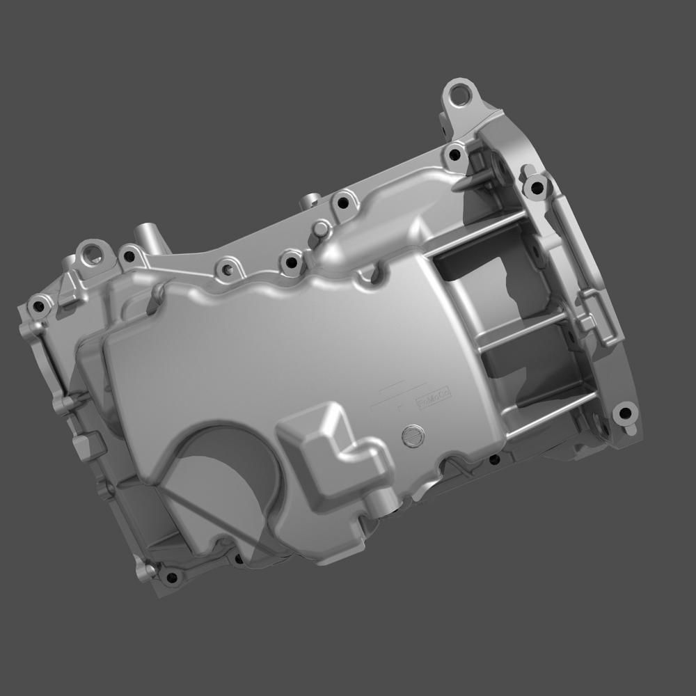 4 Cylinder Engine Block 02 3D model_8