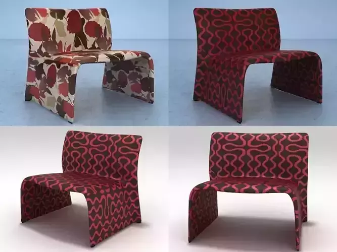 Glove Chair 3D model