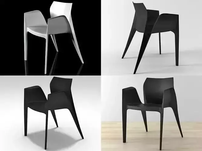 Evia four different chairs