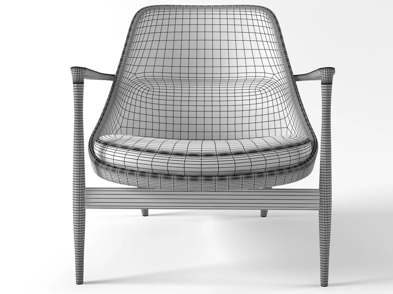 Elizabeth Chair 3D model_6