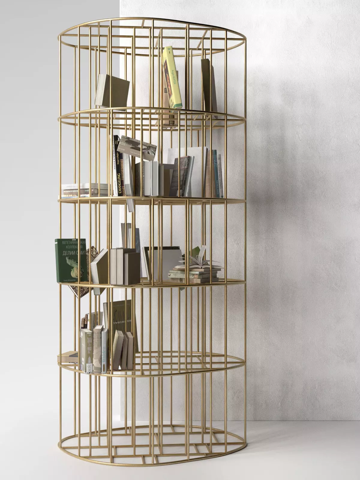 Golden Cage 3D model_0