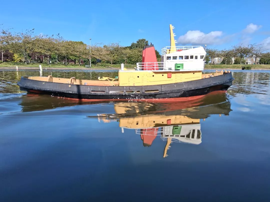 RC Radio Controlled Boat Tug Flying Scotsman 3D print model
