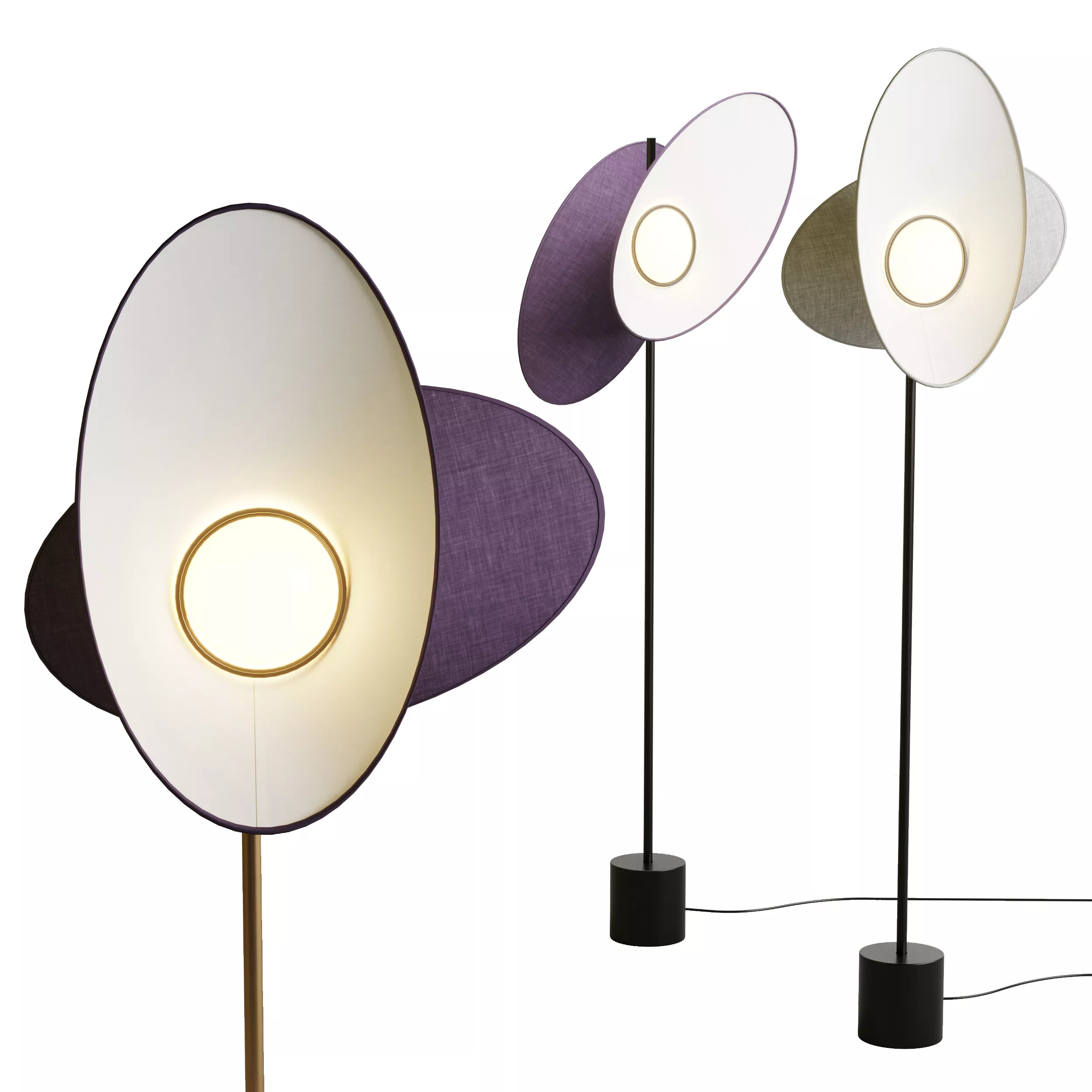 Maytoni Evolution floor light Low-poly 3D model