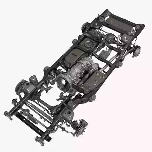 Car Chassis 3D model