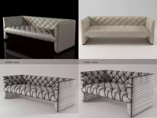 Edwards Sofa 920-930 3D model