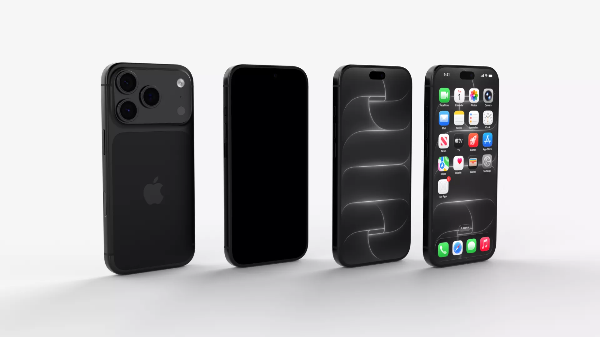 Apple iPhone 18 Pro Black 3D model