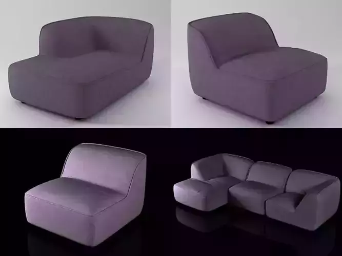So four different sofas and chairs