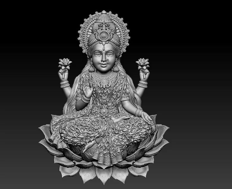laxmi 3d unique model 3D print model
