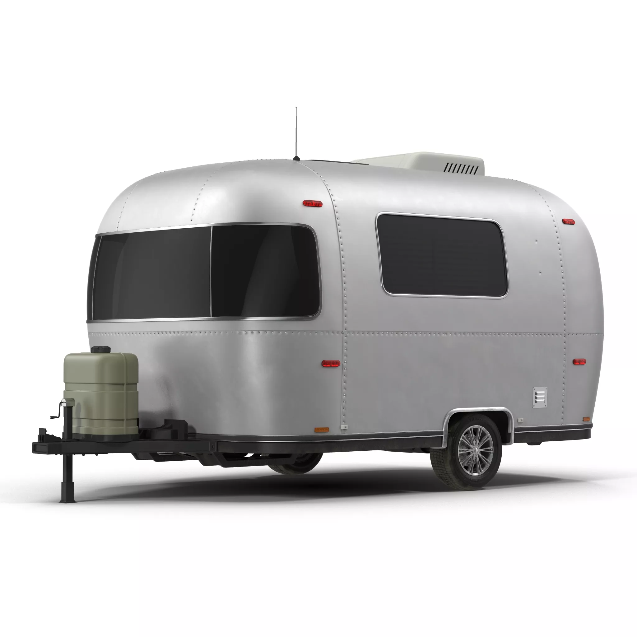 Retro Air Stream Recreational Vehicle 3D model