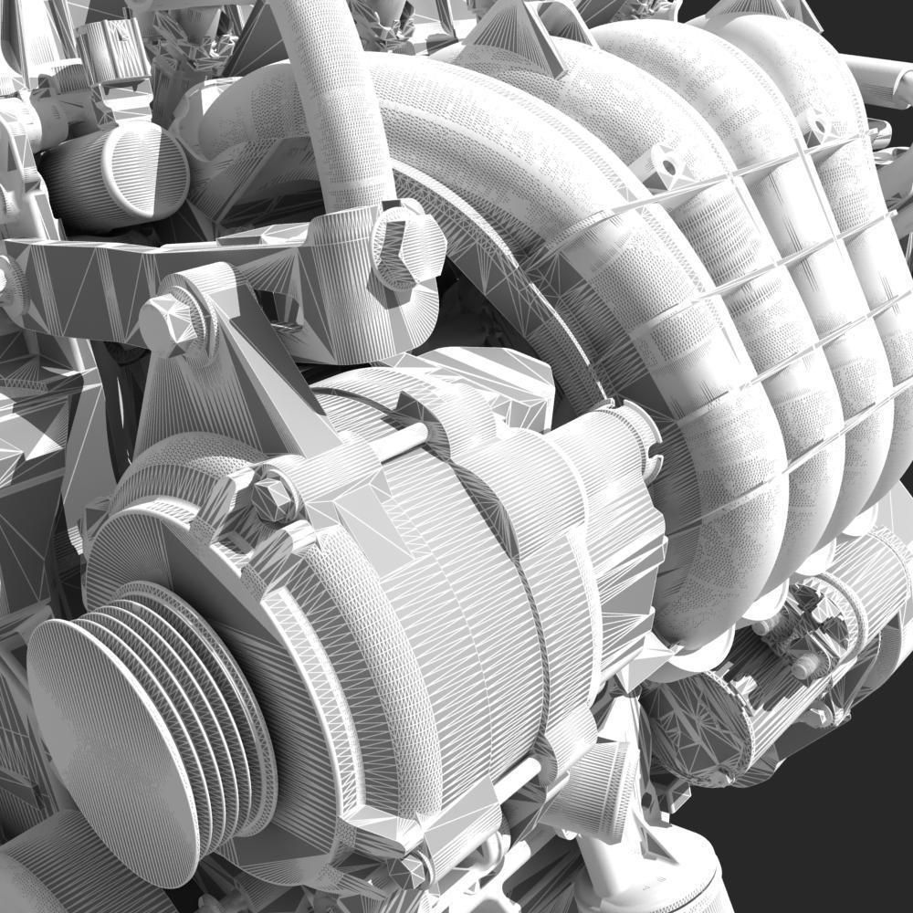 Engine with Transmission 3D model_31