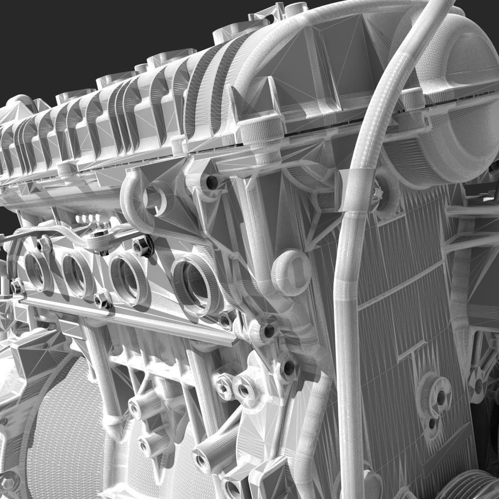 Engine with Transmission 3D model_27