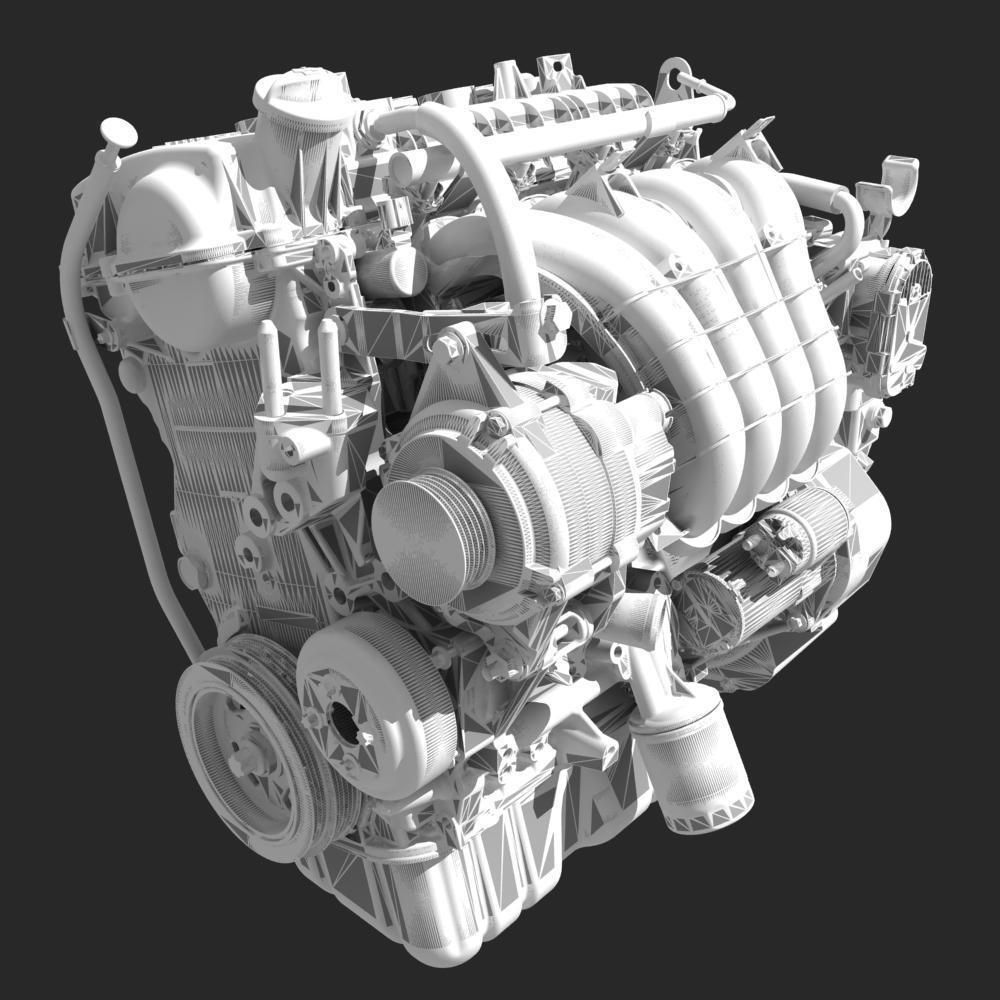 Engine with Transmission 3D model_28
