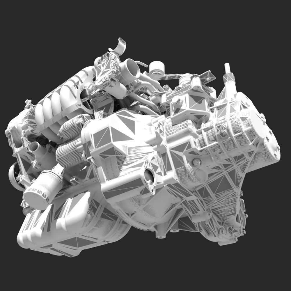 Engine with Transmission 3D model_32