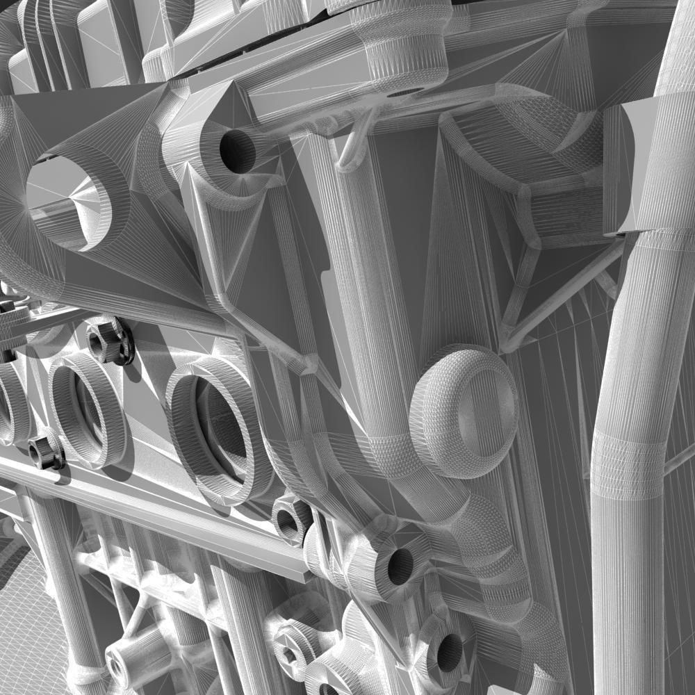 Engine with Transmission 3D model_29