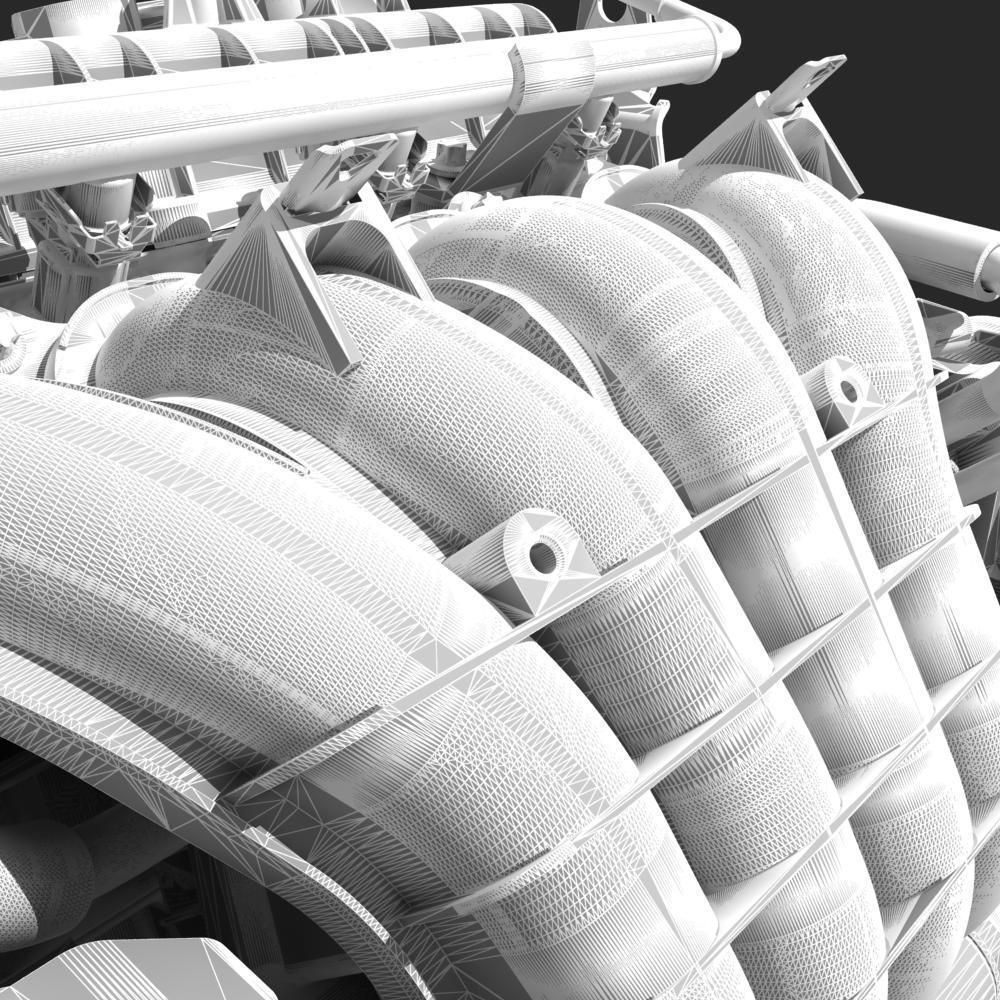 Engine with Transmission 3D model_33