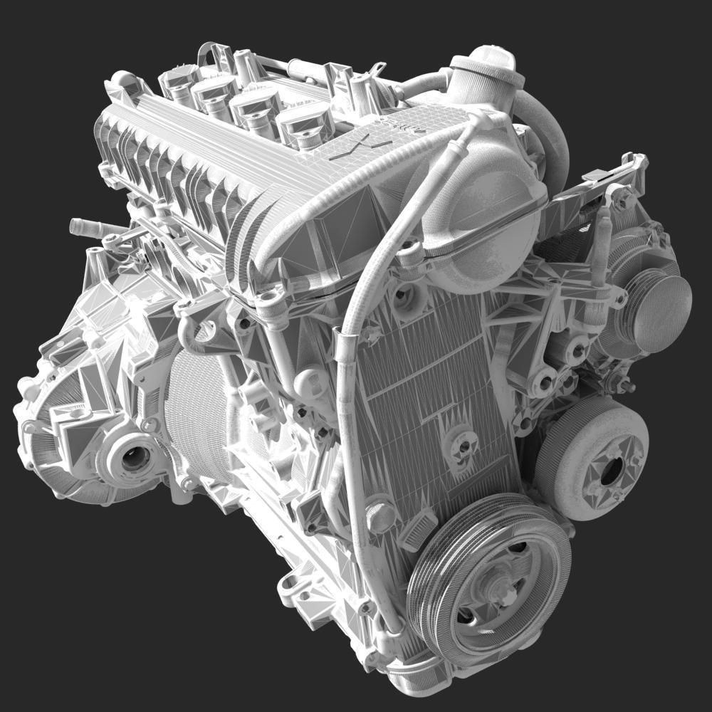 Engine with Transmission 3D model_26