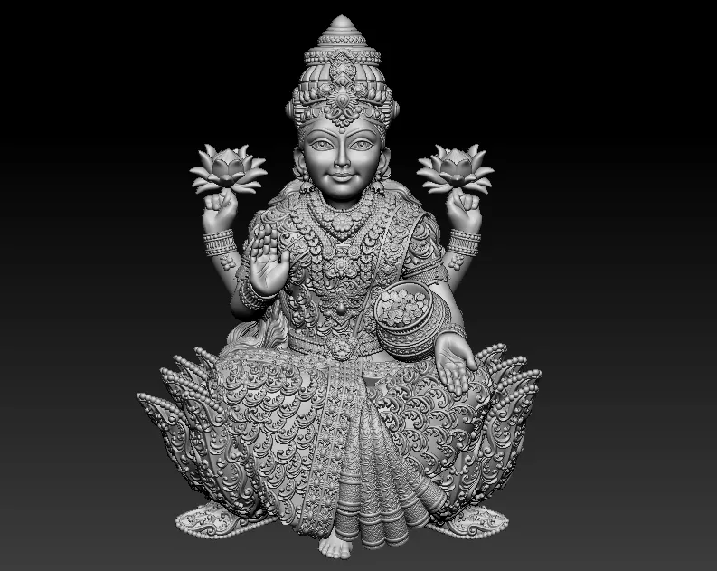 laxmi 3d unique model 3D print model