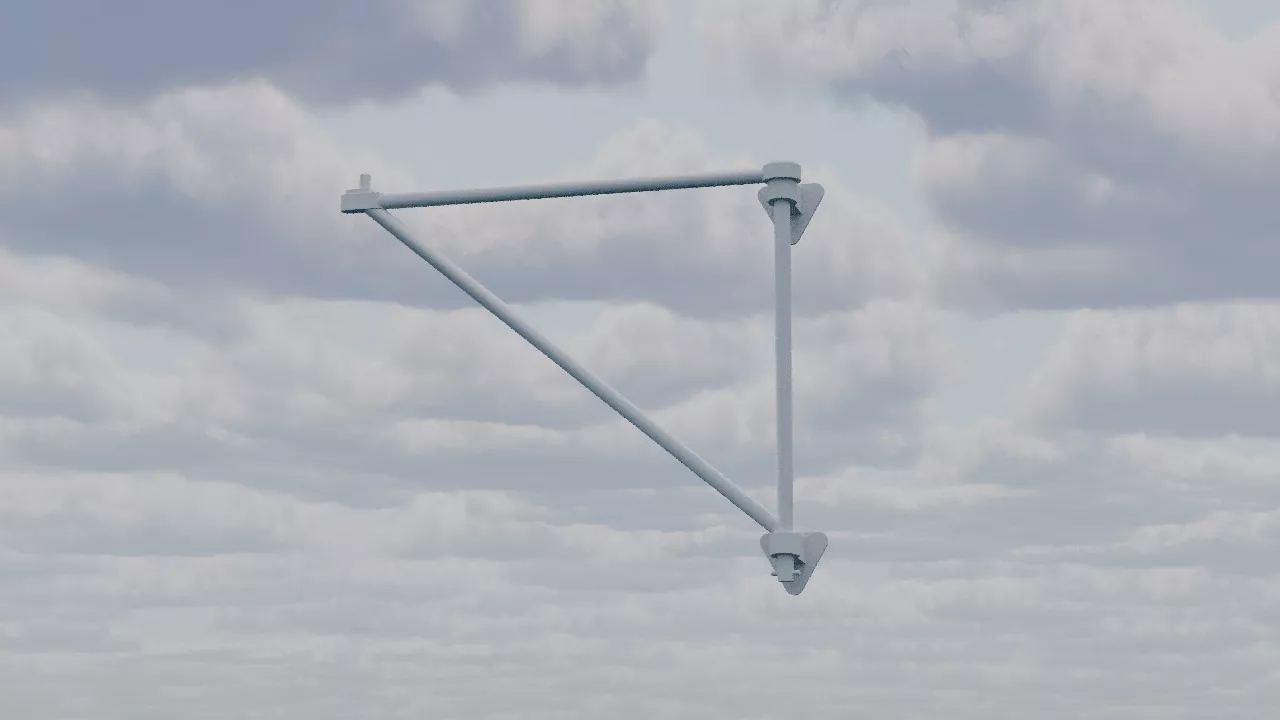 Olympic Titanic coaling outrigger Free 3D model