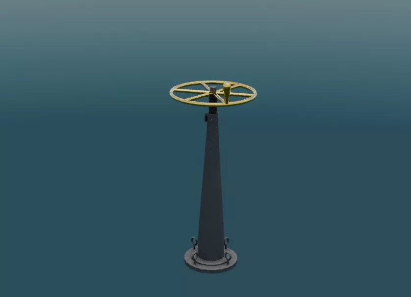 Olympic Titanic capstan control pedestal Free 3D model