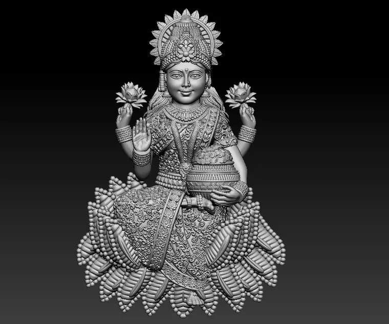 laxmi 3d unique model 3D print model