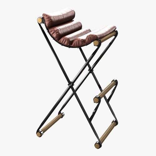 Custom made bar chair 2 3D model