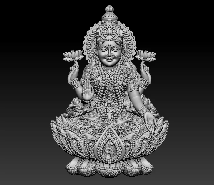 laxmi 3d unique model 3D print model