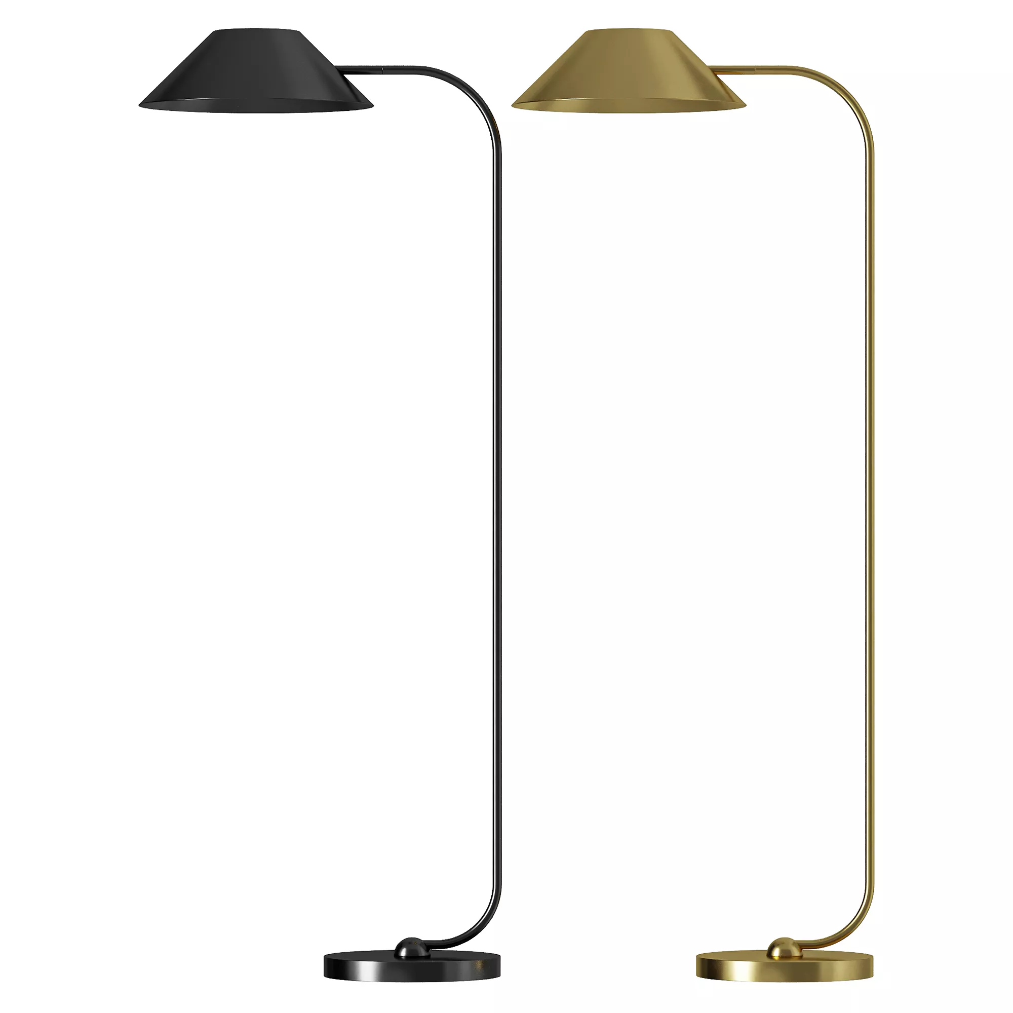 West Elm Shiloh Floor Lamp 3D model