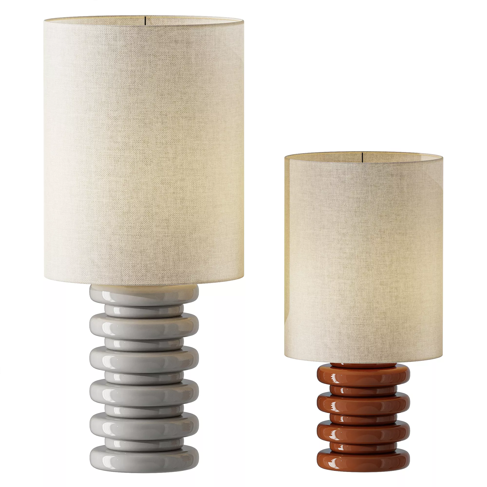 Westwing Collection Nicolas Table Lamps 3D model