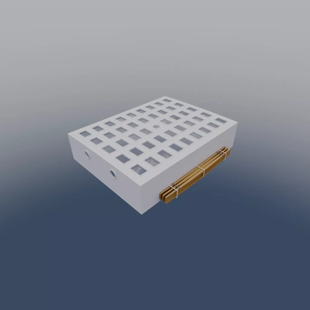 Titanic forward grand staircase dome cover 3D model