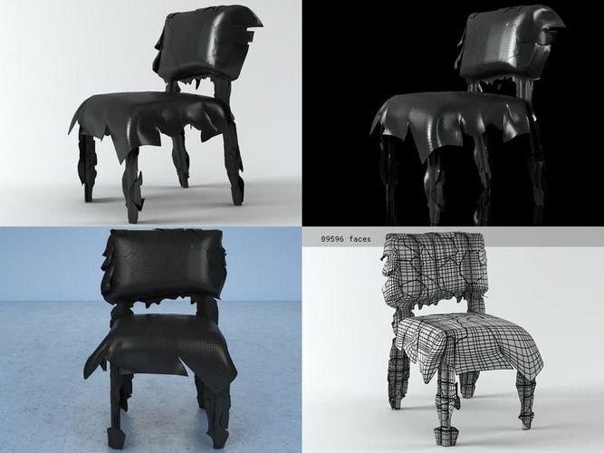 Leatherworks Chair 3D model