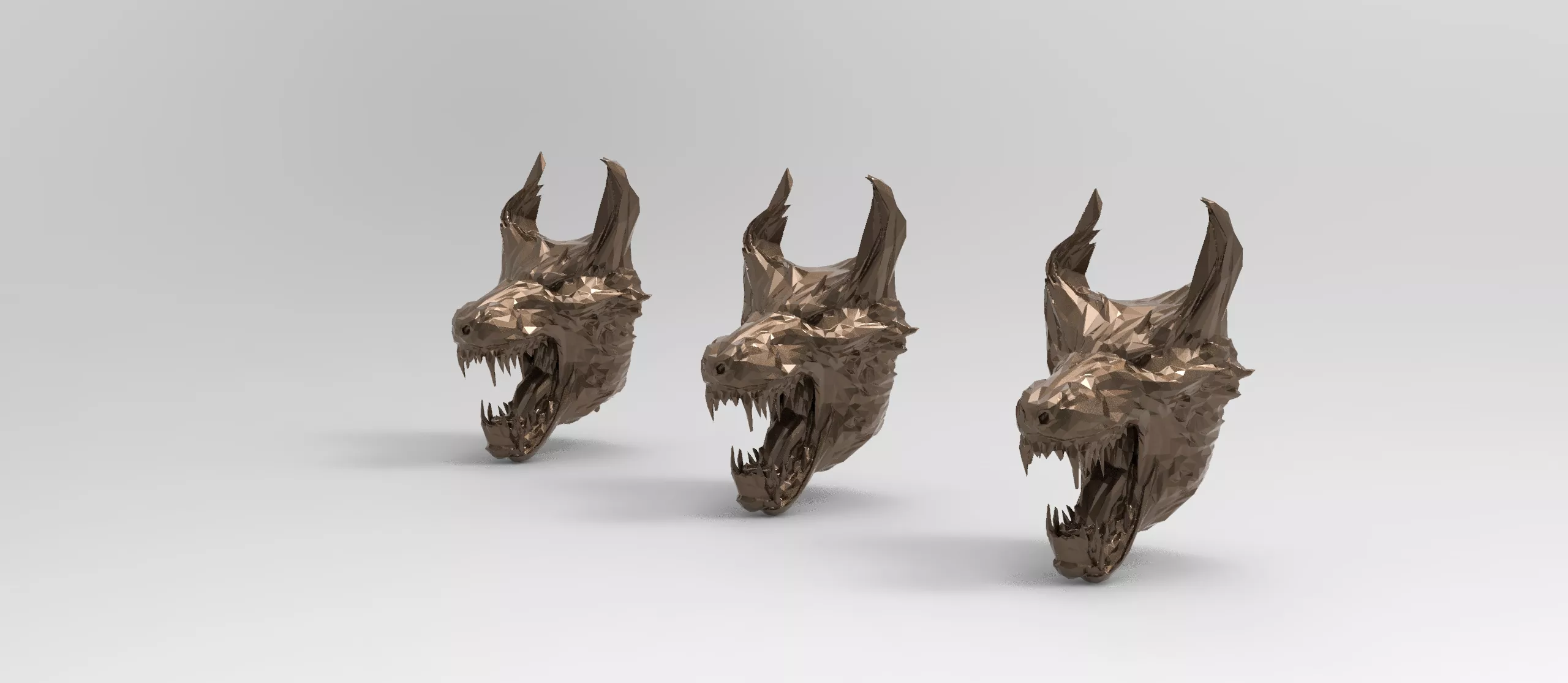 Wolf head 5 3D model
