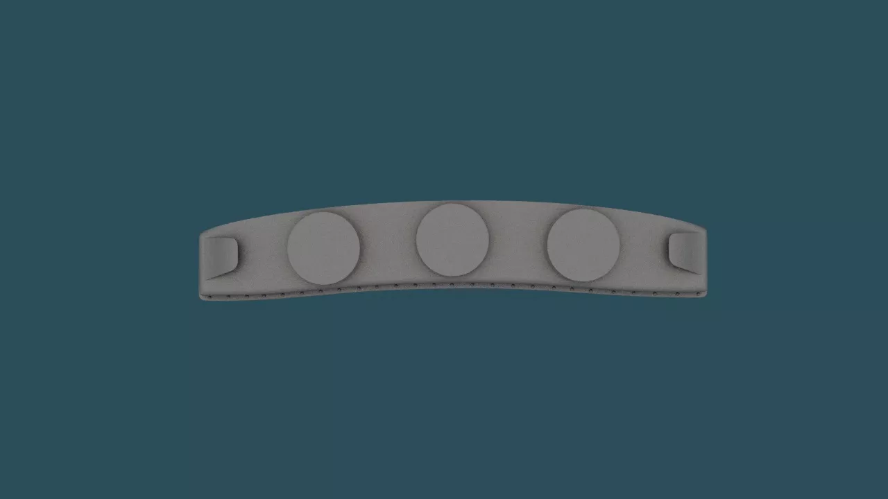 Olympic Titanic poop deck treble roller fairlead 3D model