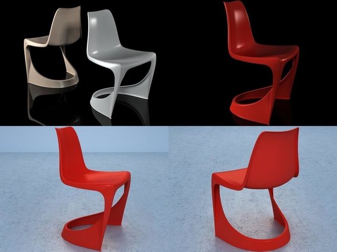 290 Cantilever Chair 3D model