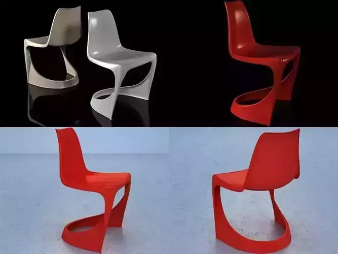 290 Cantilever Chair 3D model