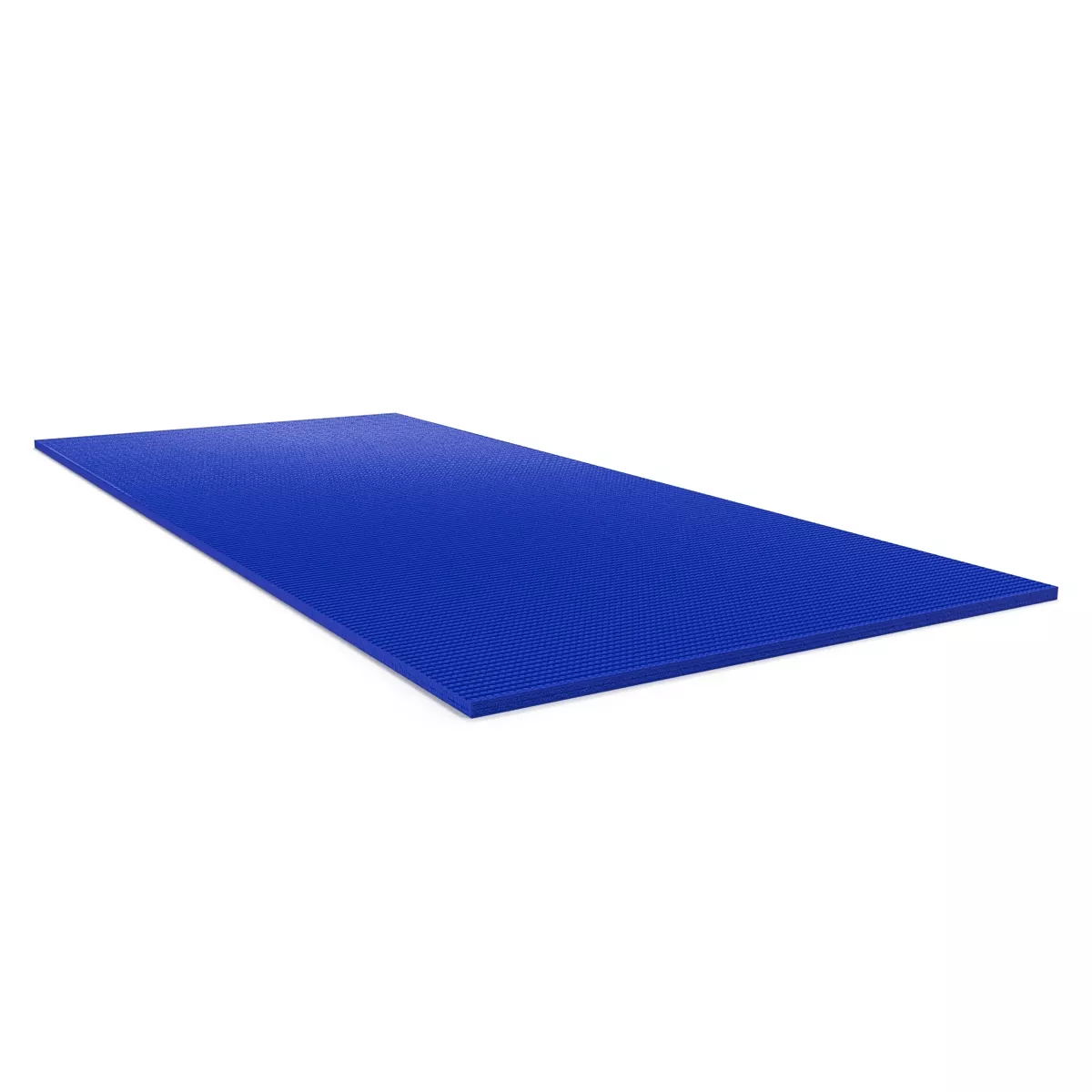 Flat Yoga Mat Blue 3D model