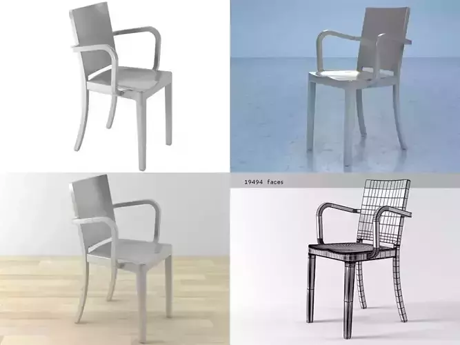 Hudson Armchair 3D model