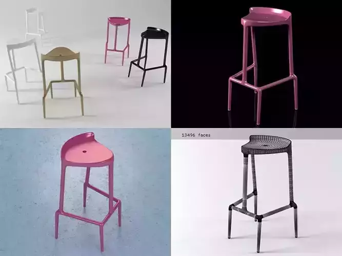 Barstool 03 3D model Barstool 03 3D model