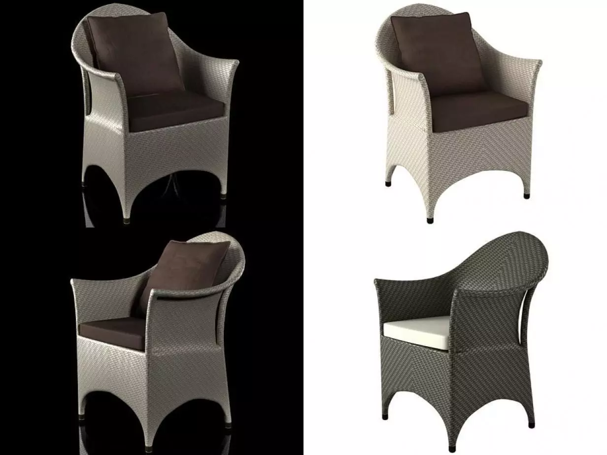 Marrakesh Armchair 3D model_0