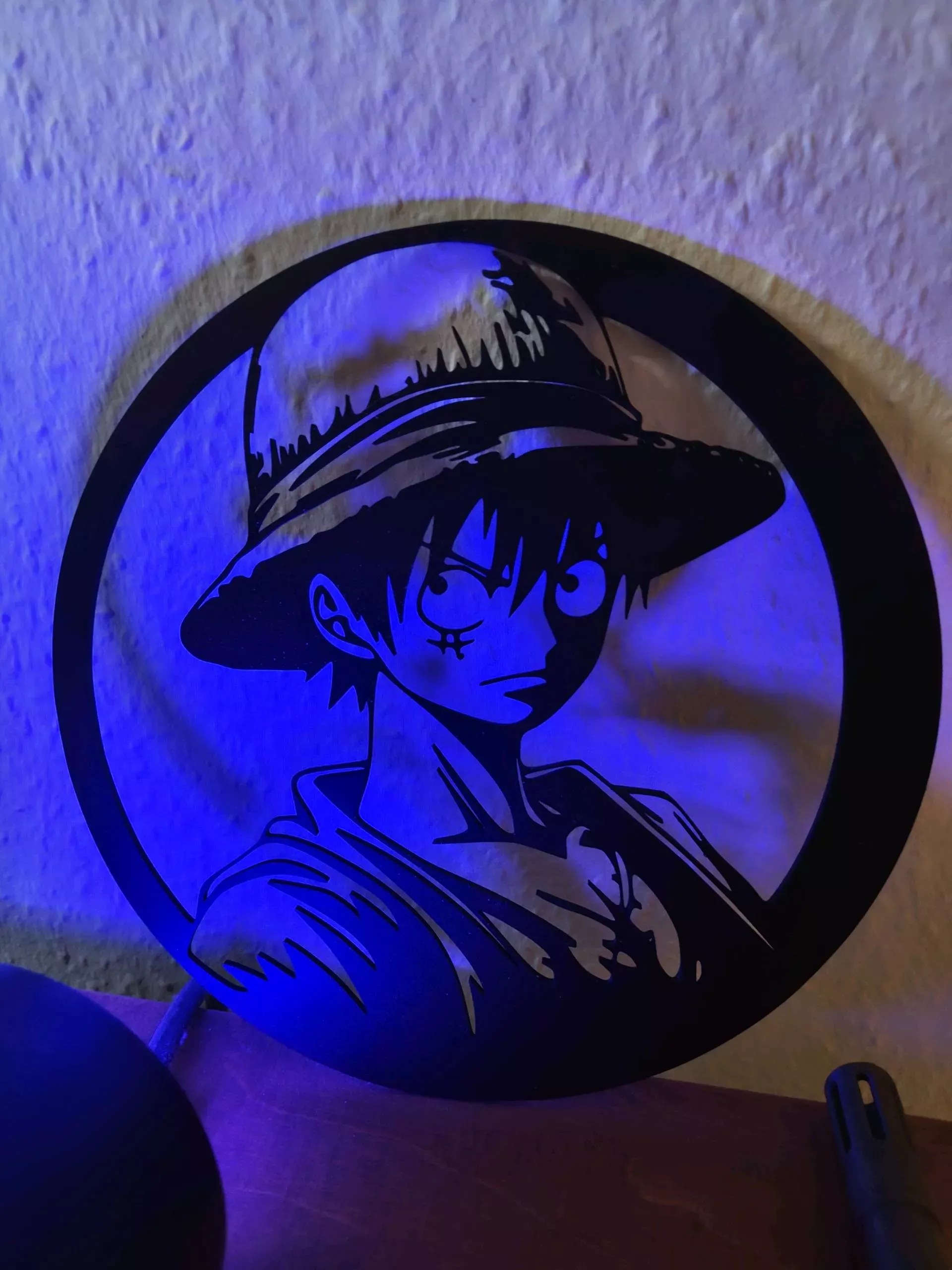 Luffy One Piece 3D Wall Art 3D print model
